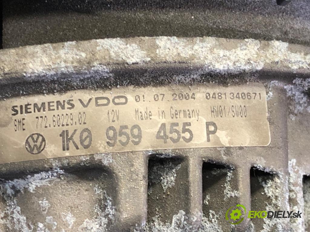 SEAT ALTEA (5P1) 2004 - 2022    1.9 TDI 77 kW [105 KM] olej napędowy 2004 - 2022  Ventilátor chladiča 1K0959455P (Ventilátory)