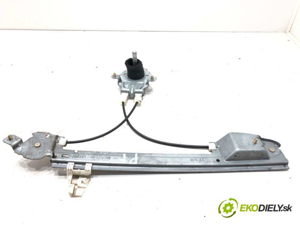 RENAULT SCÉNIC II (JM0/1_) 2003 - 2010    1.9 dCi (JM0G, JM12, JM1G, JM2C) 88 kW [120 KM] olej napędowy 2003 - 2006  mechanismus okna pravý zadní část 