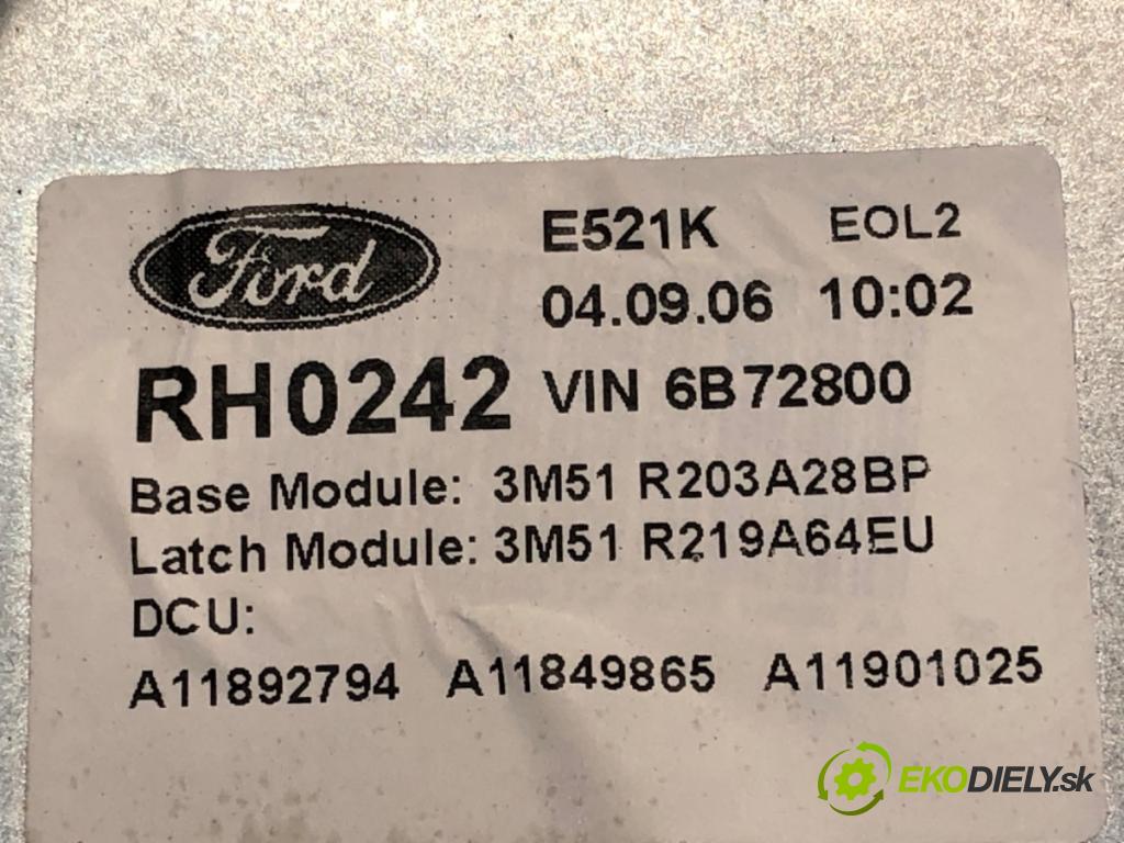 FORD FOCUS C-MAX (DM2) 2003 - 2007    1.6 TDCi 80 kW [109 KM] olej napędowy 2003 - 2007  mechanismus okna pravý přední část 3M51R203A28BP