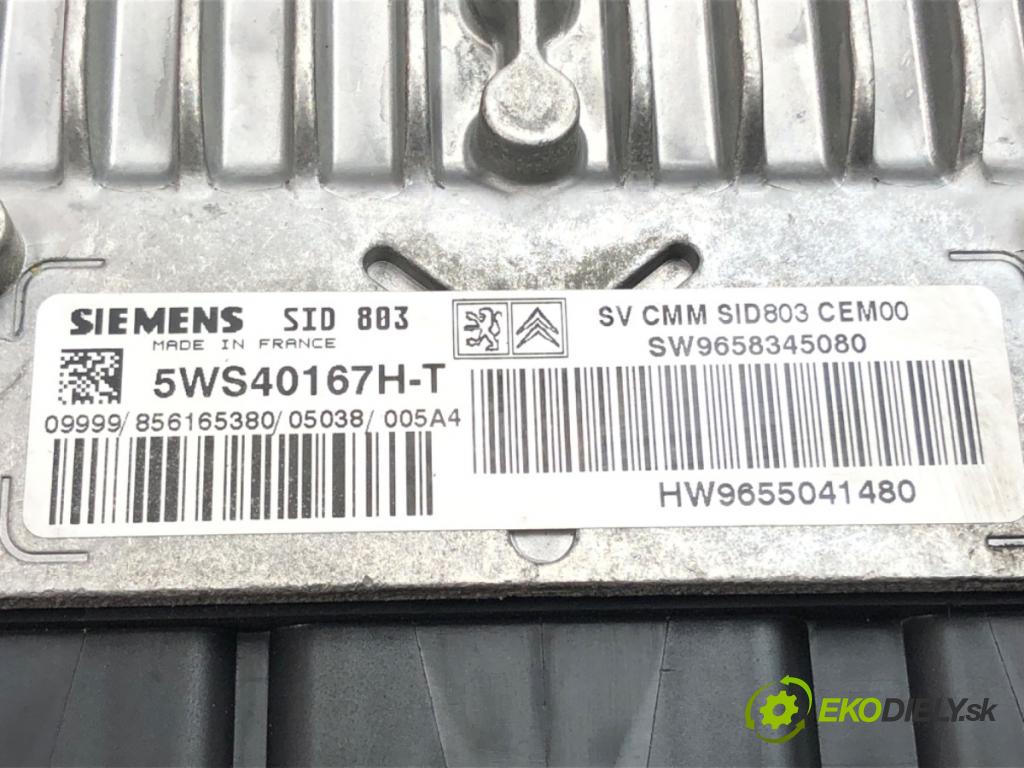 PEUGEOT 407 SW (6E_) 2004 - 2011    2.0 HDi 135 100 kW [136 KM] olej napędowy 2004 - 2010  riadiaca jednotka Motor 5WS40167H-T (Riadiace jednotky)