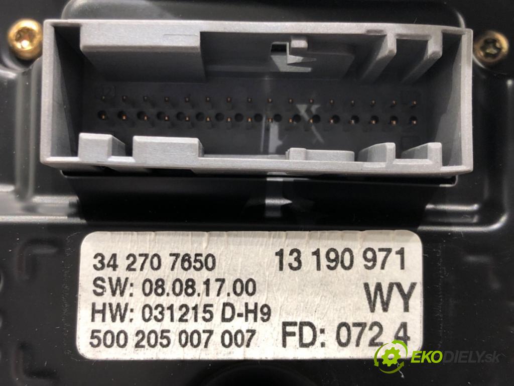 OPEL VECTRA C Kombi (Z02) 2003 - 2009    2.2 direct (F35) 114 kW [155 KM] benzyna 2003 - 2008  Dislpej 13190971 (Prístrojové dosky, displeje)