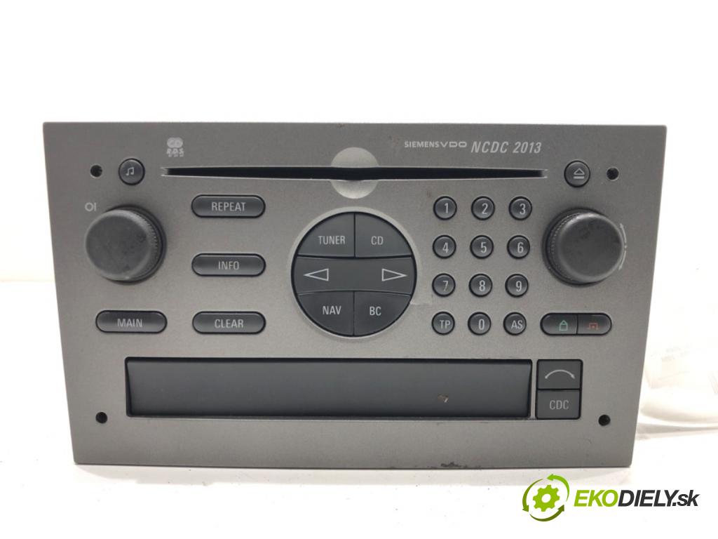 OPEL VECTRA C Kombi (Z02) 2003 - 2009    2.2 direct (F35) 114 kW [155 KM] benzyna 2003 - 2008  RADIO 13138250 (Audio zariadenia)