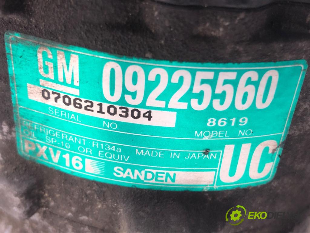 OPEL VECTRA C Kombi (Z02) 2003 - 2009    2.2 direct (F35) 114 kW [155 KM] benzyna 2003 - 2008  kompresor klimatizace 09225560 (Kompresory)