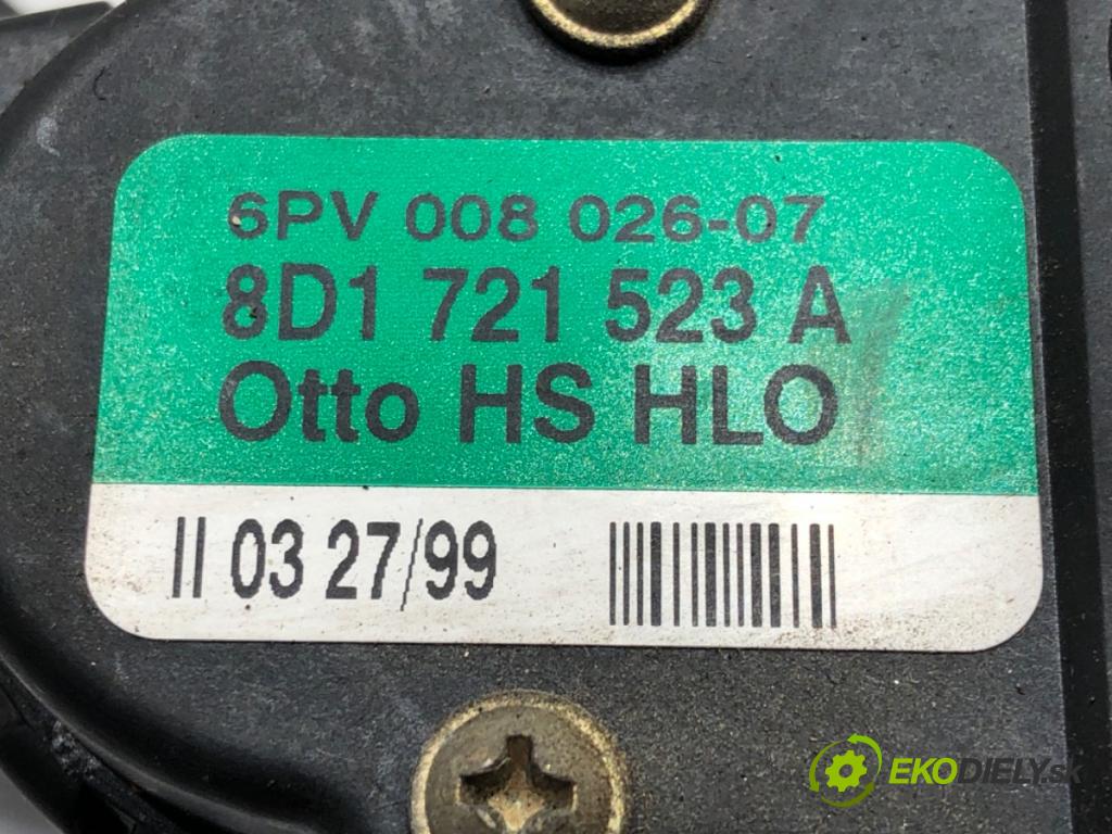 AUDI A4 B5 (8D2) 1994 - 2001    1.8 92 kW [125 KM] benzyna 1994 - 2000  Potenciometer plynu 8D1721523A (Pedále)