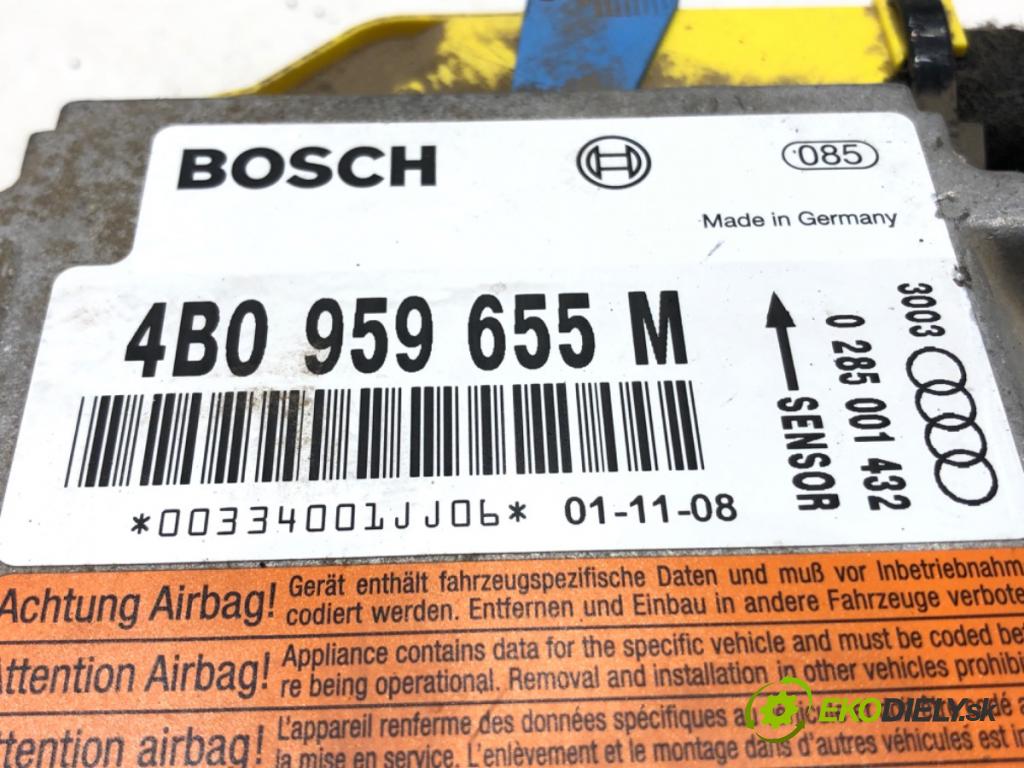 AUDI A6 C5 (4B2) 1997 - 2005    2.5 TDI 114 kW [155 KM] olej napędowy 2001 - 2005  senzor airbag 4B0959655M (Snímače)