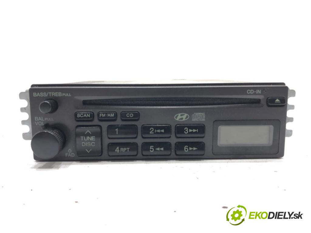 HYUNDAI SONATA IV (EF) 1998 - 2005    2.4 111 kW [151 KM] benzyna 1998 - 2003  RADIO  (Audio zariadenia)