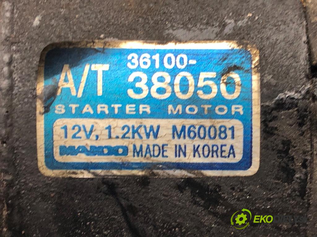 HYUNDAI SONATA IV (EF) 1998 - 2005    2.4 111 kW [151 KM] benzyna 1998 - 2003  Štartér 36100-38050 (Štartéry)