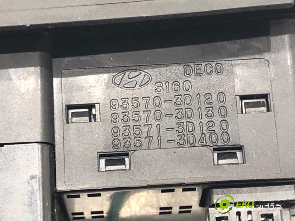 HYUNDAI SONATA IV (EF) 1998 - 2005    2.4 111 kW [151 KM] benzyna 1998 - 2003  Prepínač okien 621W10030 (Prepínače, spínače, tlačidlá a ovládače kúrenia)