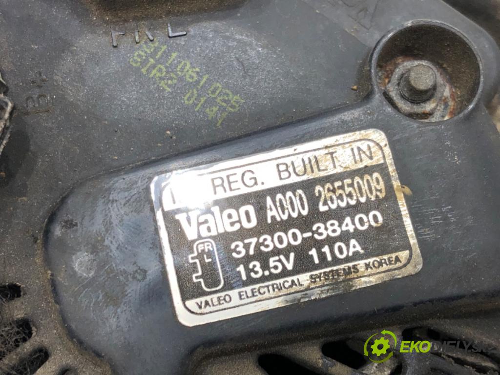 HYUNDAI SONATA IV (EF) 1998 - 2005    2.4 111 kW [151 KM] benzyna 1998 - 2003  Alternátor 37300-38400 (Alternátory)