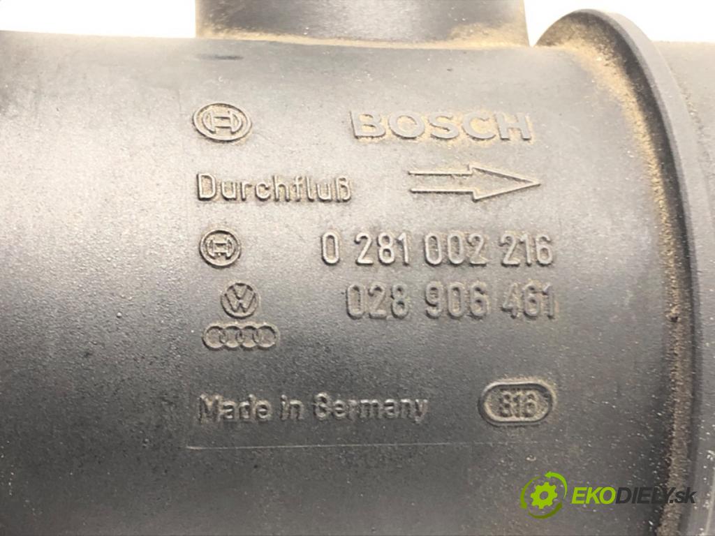 AUDI A4 B5 (8D2) 1994 - 2001    1.9 TDI 85 kW [116 KM] olej napędowy 2000 - 2000  Váha vzduchu 0281002216 (Váhy vzduchu)