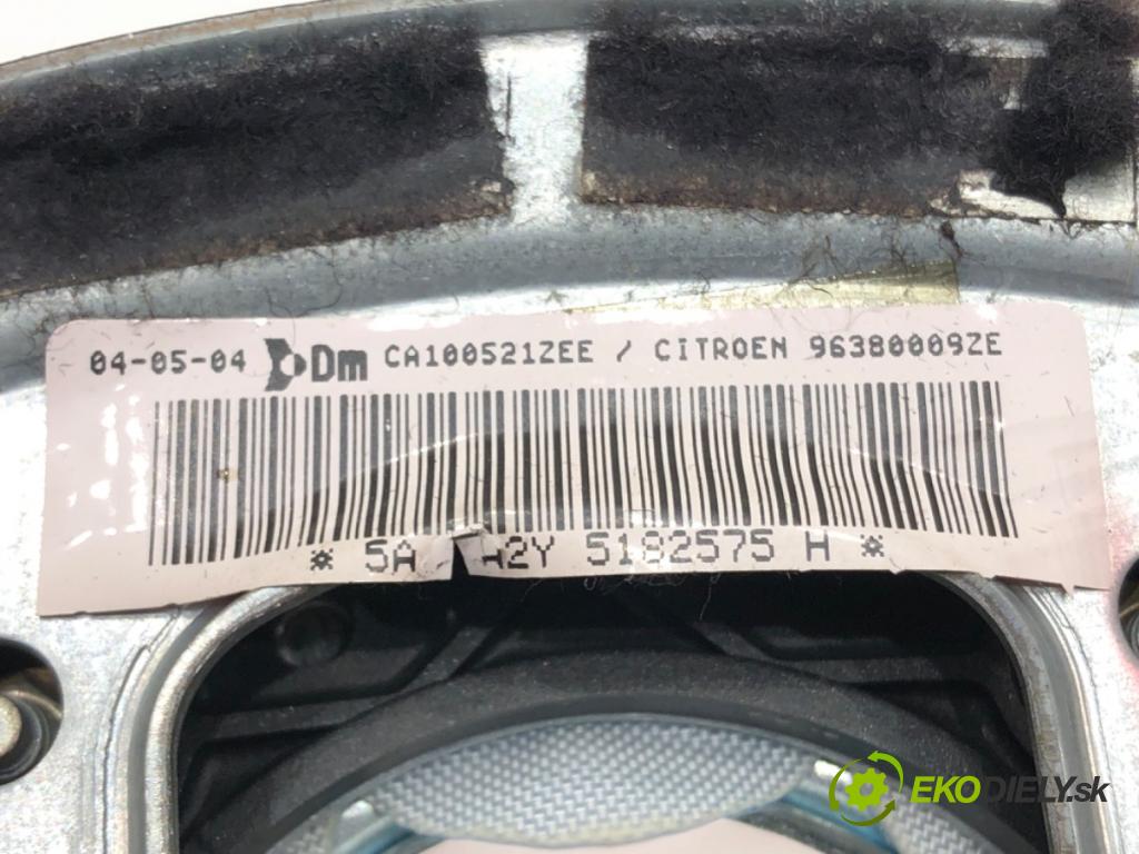 CITROEN C2 (JM_) 2003 - 2017    1.6 80 kW [109 KM] benzyna 2003 - 2010  AirBag volantu 96380009ZE (Airbagy)
