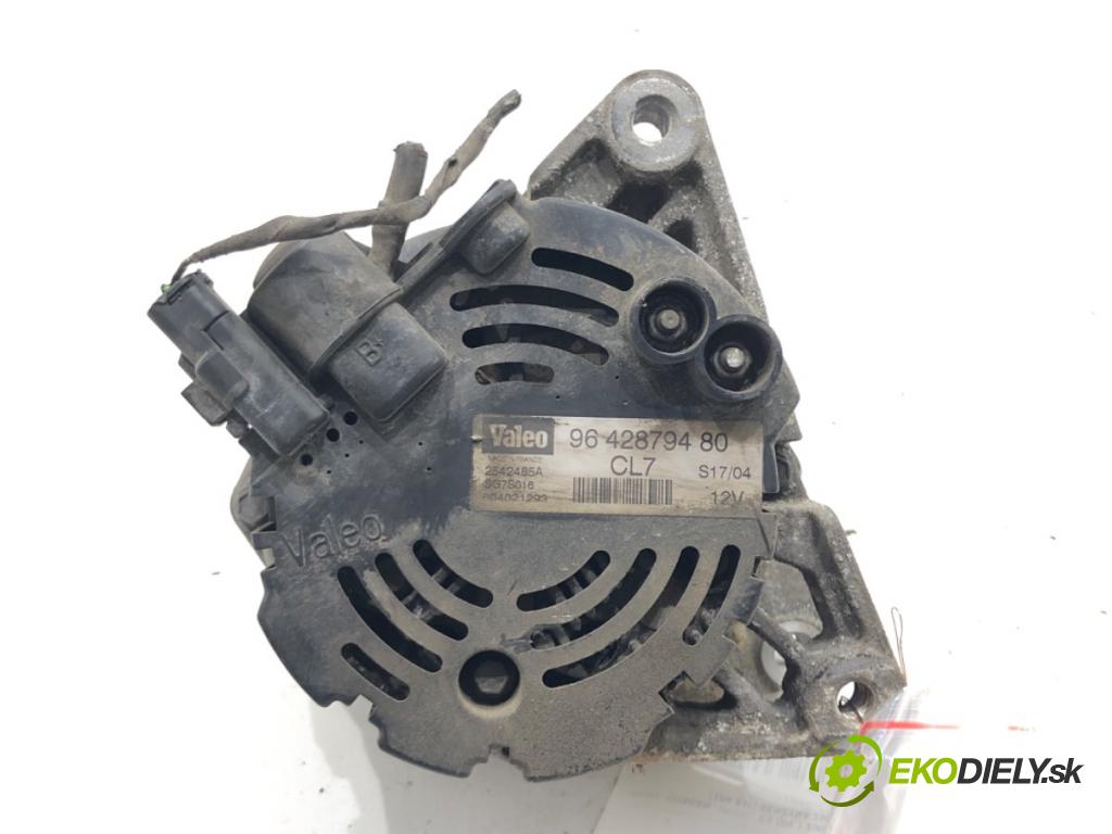 CITROEN C2 (JM_) 2003 - 2017    1.6 80 kW [109 KM] benzyna 2003 - 2010  Alternátor 9642879480 (Alternátory)
