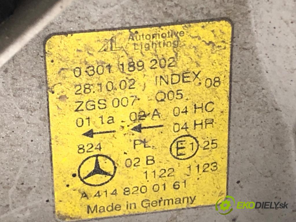 MERCEDES-BENZ VANEO (414) 2002 - 2005    1.6 (414.700) 75 kW [102 KM] benzyna 2002 - 2005  Svetlomet pravy predný A4148200161