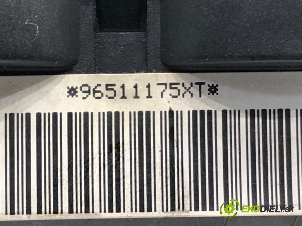 CITROEN C5 I (DC_) 2001 - 2005    1.8 16V (DC6FZB, DC6FZE) 85 kW [115 KM] benzyna 2001 - 2004  Prepínač kombinovaný 96511175XT (Prepínače, spínače, tlačidlá a ovládače kúrenia)