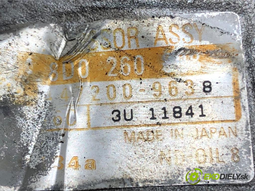 AUDI A4 B5 (8D2) 1994 - 2001    1.6 74 kW [100 KM] benzyna 1994 - 2000  kompresor klimatizace 447200-9638 (Kompresory)