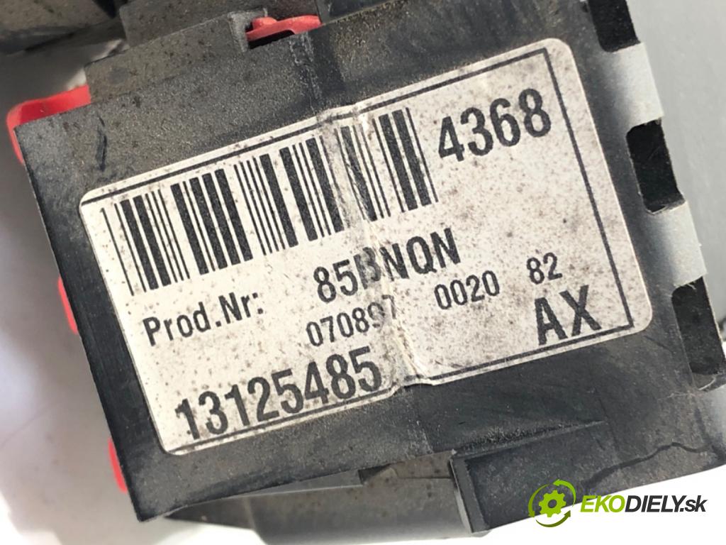 OPEL VECTRA C (Z02) 2002 - 2009    2.0 DTI 16V (F69) 74 kW [101 KM] olej napędowy 2002 - 2006  modul BSI 13125485 (Pojistkové skříňky)