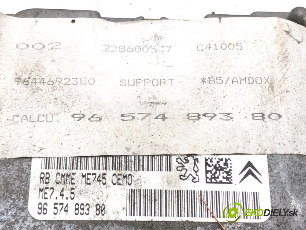 CITROEN C4 I (LC_) 2004 - 2014    1.6 16V 80 kW [109 KM] benzyna 2004 - 2011  řídící jednotka motora 9657489380 (Řídící jednotky)