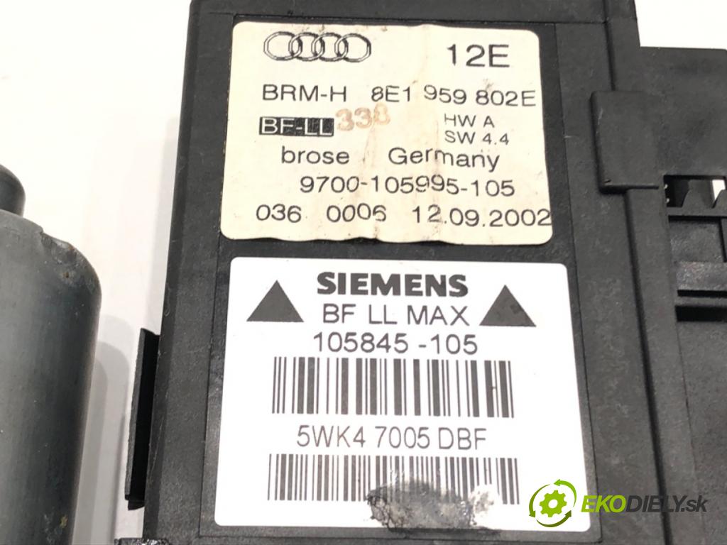 AUDI A4 B6 Avant (8E5) 2000 - 2005    1.9 TDI 96 kW [130 KM] olej napędowy 2001 - 2004  Motor sťahovania okna pravy predný 8E1959802E