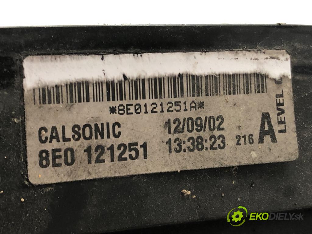 AUDI A4 B6 Avant (8E5) 2000 - 2005    1.9 TDI 96 kW [130 KM] olej napędowy 2001 - 2004  chladič vody 8E0121251A (Chladiče vody)