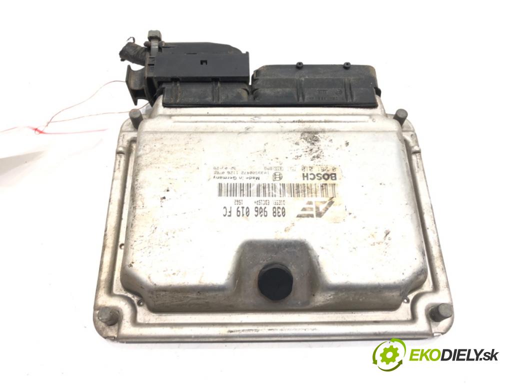 VW SHARAN (7M8, 7M9, 7M6) 1995 - 2010    1.9 TDI 85 kW [115 KM] olej napędowy 2000 - 2010  riadiaca jednotka Motor 038906019FC (Riadiace jednotky)