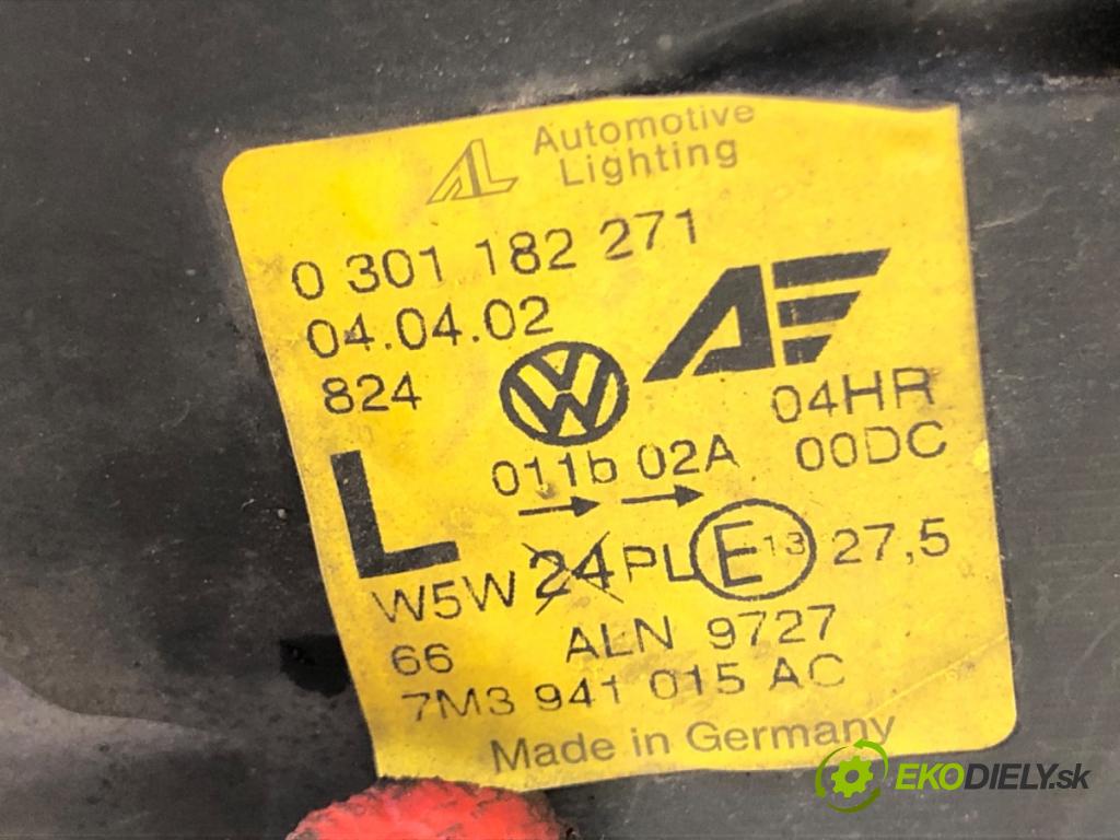 VW SHARAN (7M8, 7M9, 7M6) 1995 - 2010    1.9 TDI 85 kW [115 KM] olej napędowy 2000 - 2010  Svetlomet ľavy predný XENON