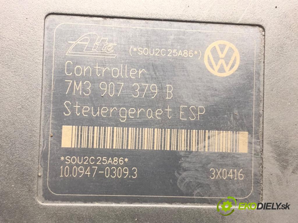 VW SHARAN (7M8, 7M9, 7M6) 1995 - 2010    1.9 TDI 85 kW [115 KM] olej napędowy 2000 - 2010  Pumpa ABS 7M3614111 (Pumpy ABS)