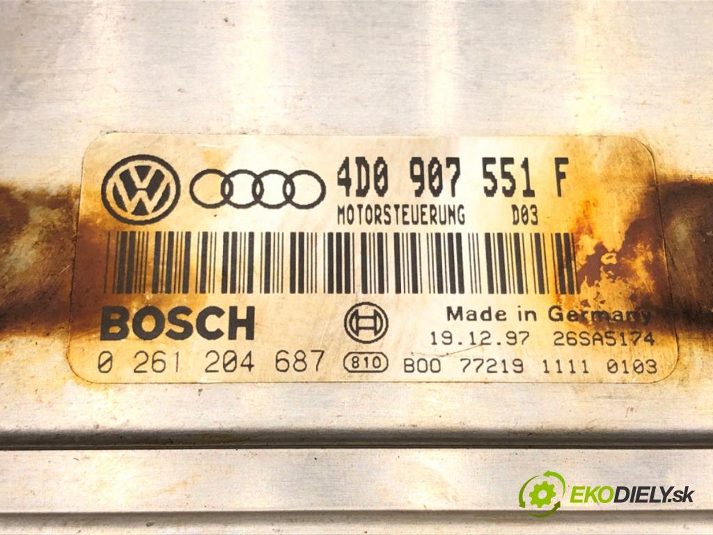 VW PASSAT B5 Variant (3B5) 1997 - 2001    2.8 V6 142 kW [193 KM] benzyna 1997 - 2000  řídící jednotka motora 4D0907551F (Řídící jednotky)
