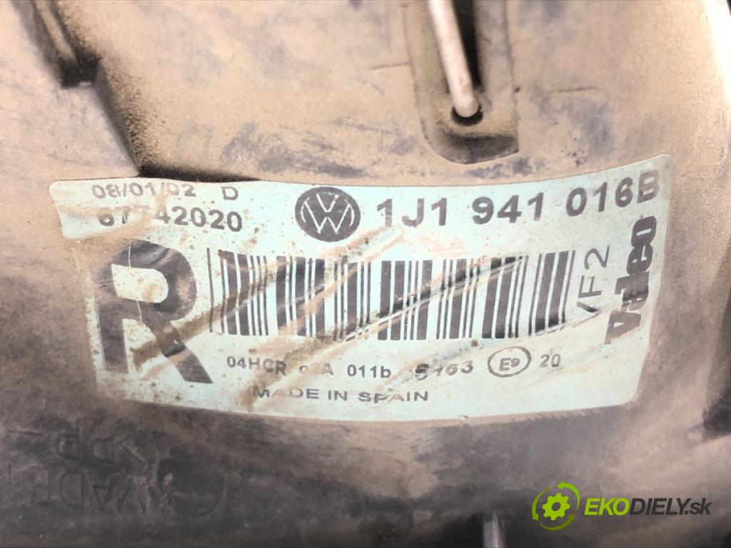 VW GOLF IV (1J1) 1997 - 2008    1.9 TDI 74 kW [101 KM] olej napędowy 2000 - 2005  Svetlomet pravy predný
