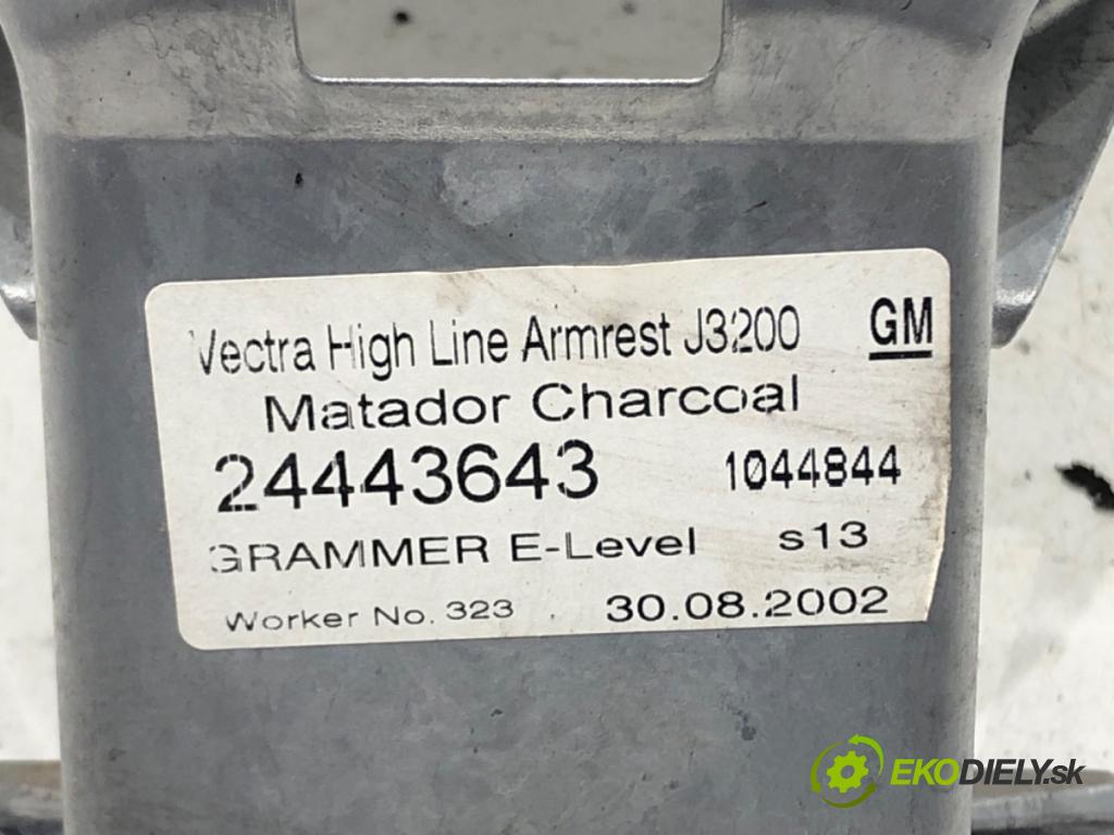 OPEL VECTRA C (Z02) 2002 - 2009    2.0 DTI 16V (F69) 74 kW [101 KM] olej napędowy 2002 - 2006  Lakťová opierka 24443643 (Lakťové opierky)