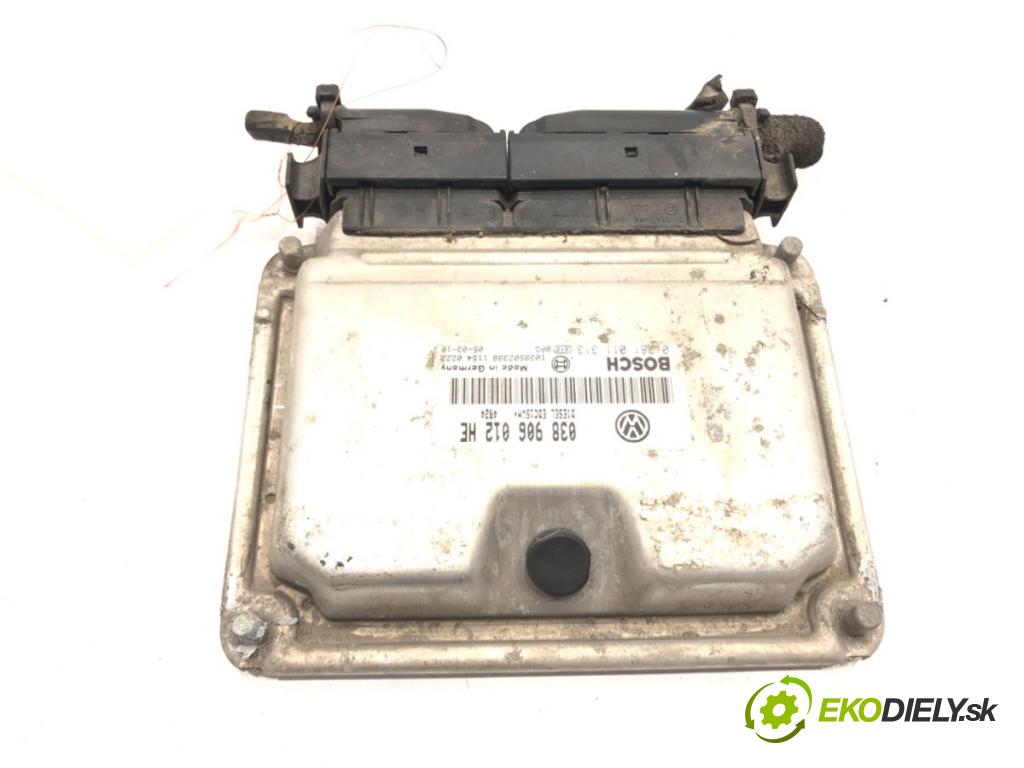 SEAT LEON (1M1) 1999 - 2006    1.9 TDI 66 kW [90 KM] olej napędowy 1999 - 2006  riadiaca jednotka Motor 038906012HE (Riadiace jednotky)