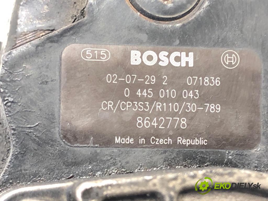 VOLVO S60 I (384) 2000 - 2010    2.4 D 96 kW [130 KM] olej napędowy 2001 - 2010  Pumpa vstrekovacia 0445010043 (Vstrekovacie čerpadlá)