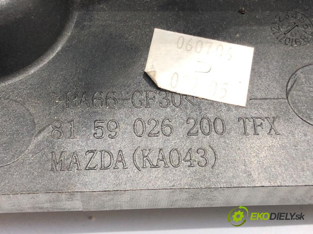 MAZDA 3 sedan (BK) 1999 - 2009    2.0 (BKEP) 110 kW [150 KM] benzyna 2003 - 2009  Kulisa 8159026200 (Rýchlostné páky / kulisy)