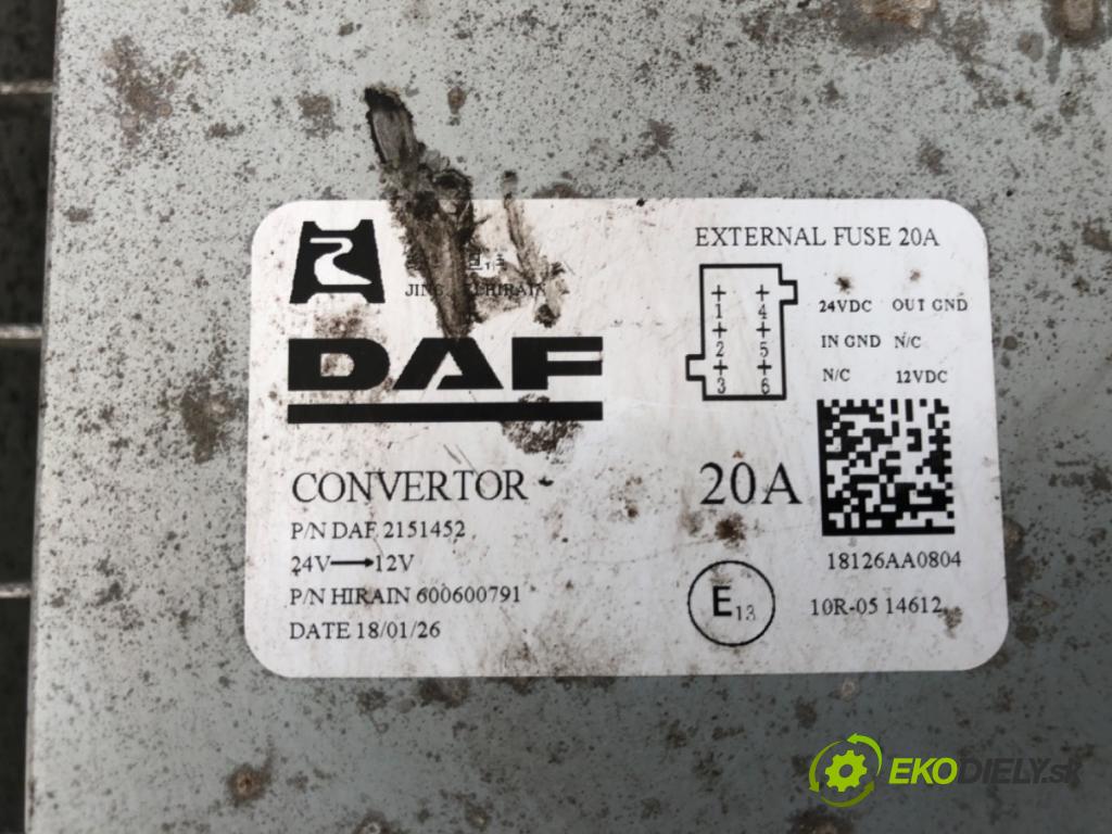 DAF CF 2013 - 2022 FA 370 měnič NAPĚTÍ: 2151452