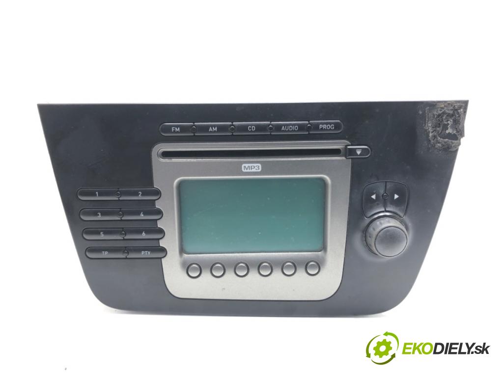 SEAT TOLEDO III (5P2) 2004 - 2009    1.9 TDI 77 kW [105 KM] olej napędowy 2004 - 2009  RADIO  (Audio zariadenia)