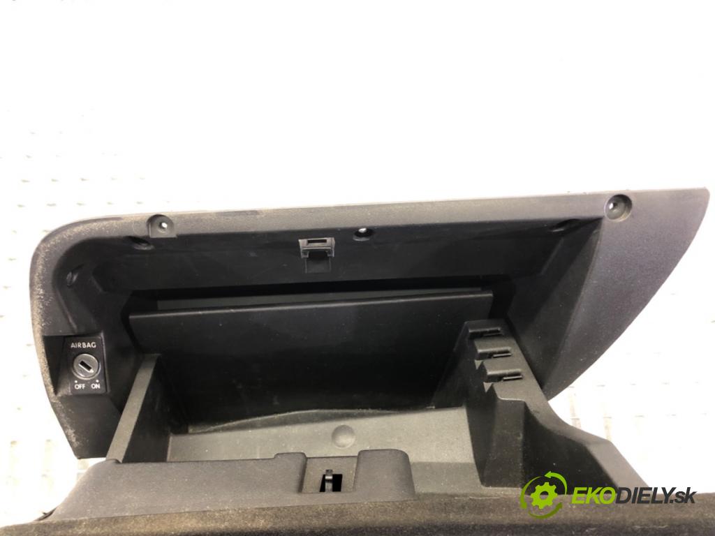 SEAT TOLEDO III (5P2) 2004 - 2009    1.9 TDI 77 kW [105 KM] olej napędowy 2004 - 2009  Priehradka, kastlík spolujazdca  (Priehradky, kastlíky)