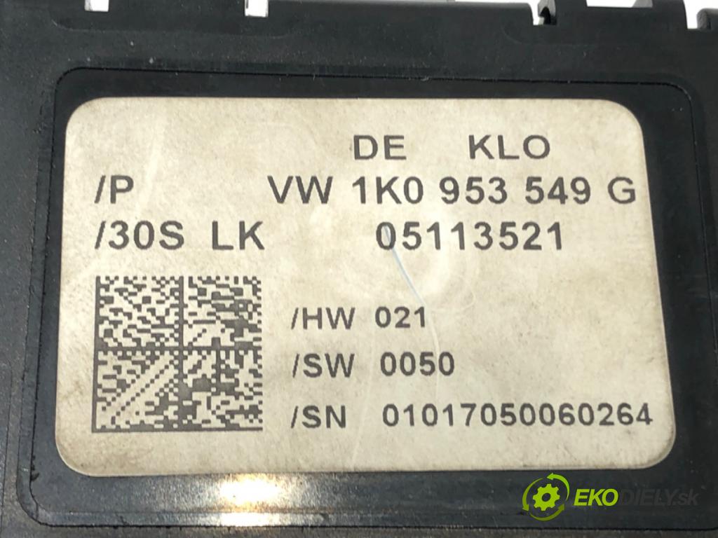 SEAT TOLEDO III (5P2) 2004 - 2009    1.9 TDI 77 kW [105 KM] olej napędowy 2004 - 2009  Modul uhlu uhlu 1K0953549G (Ostatné)