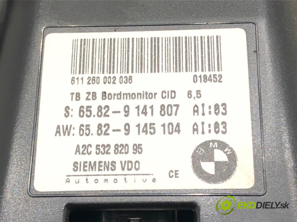 BMW 5 Touring (E61) 2004 - 2010    520 d 120 kW [163 KM] olej napędowy 2005 - 2010  Dislpej 9141807 (Prístrojové dosky, displeje)