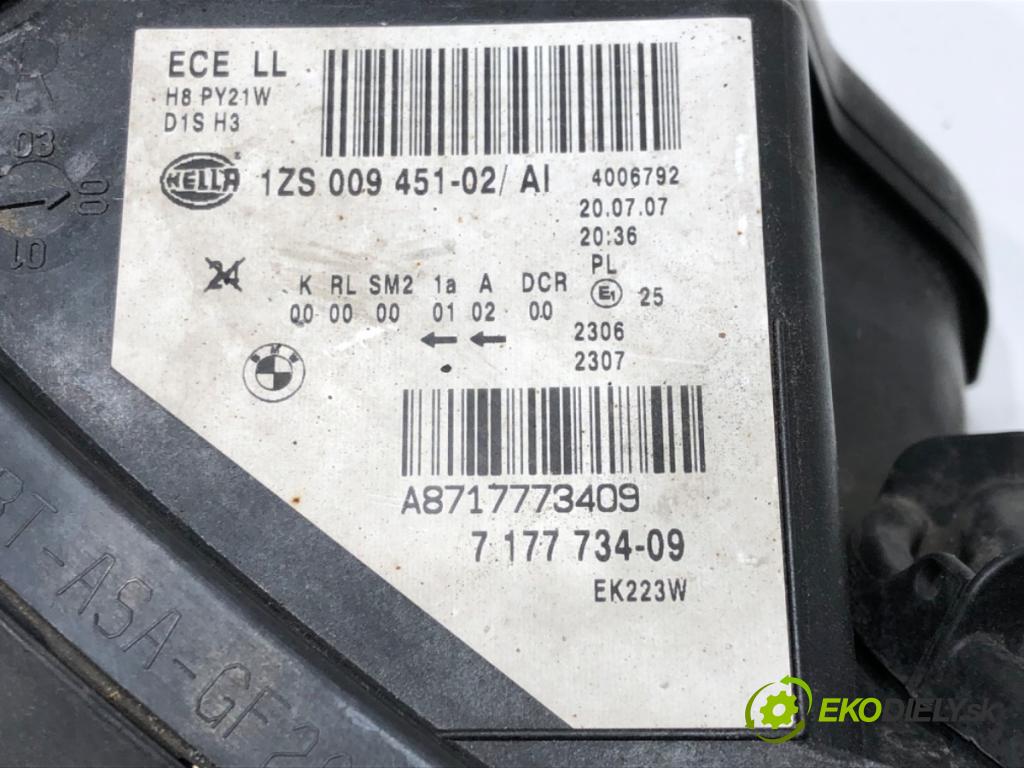 BMW 5 Touring (E61) 2004 - 2010    520 d 120 kW [163 KM] olej napędowy 2005 - 2010  Svetlomet pravy predný LIFT XENON 7177734