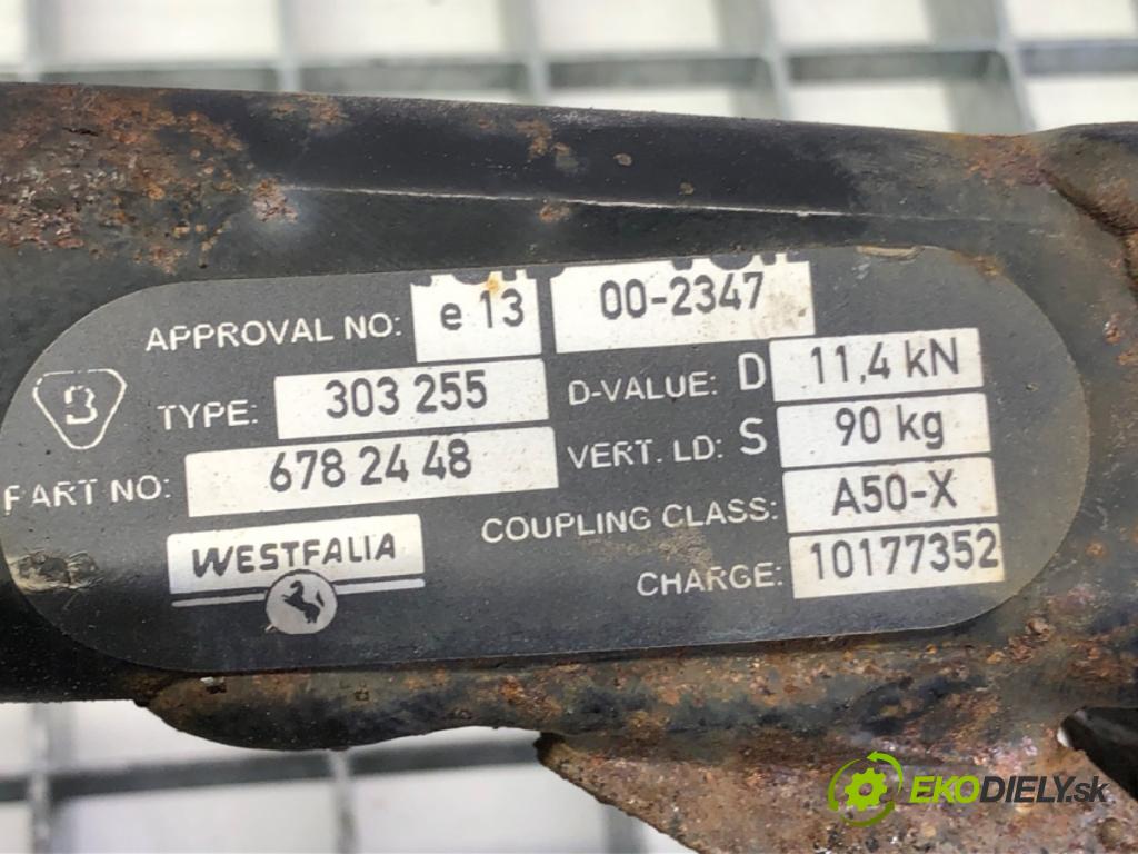 BMW 5 Touring (E61) 2004 - 2010    520 d 120 kW [163 KM] olej napędowy 2005 - 2010  Hák tažné zařízení 6782448 (Tažná zařízení)