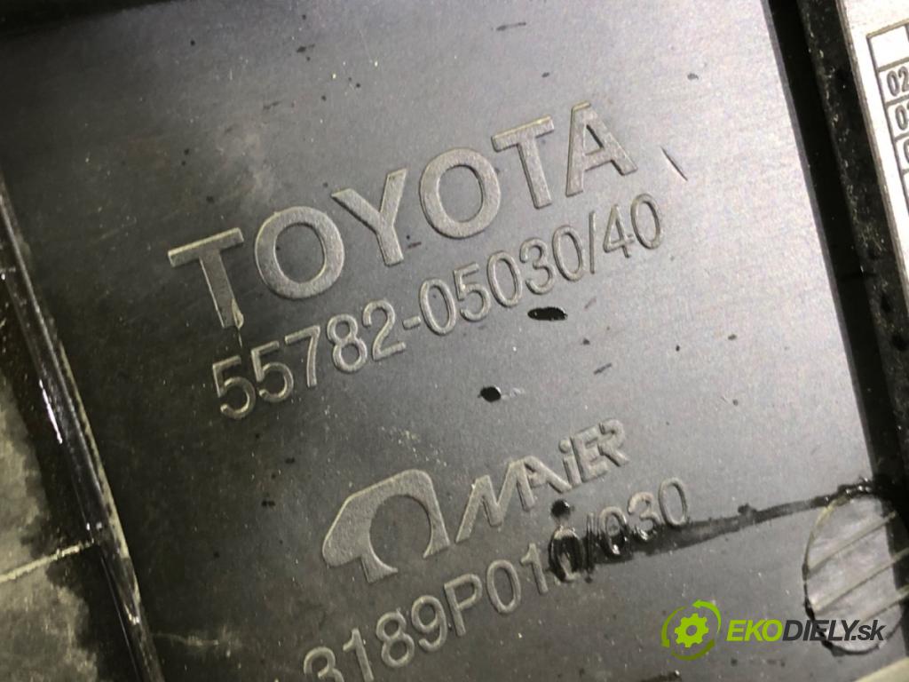 TOYOTA AVENSIS Kombi (_T25_) 2003 - 2008    2.0 D-4D (CDT250_) 85 kW [116 KM] olej napędowy 2003 - 2008  Torpédo, plast pod čelné okno 55782-05030 (Torpéda)