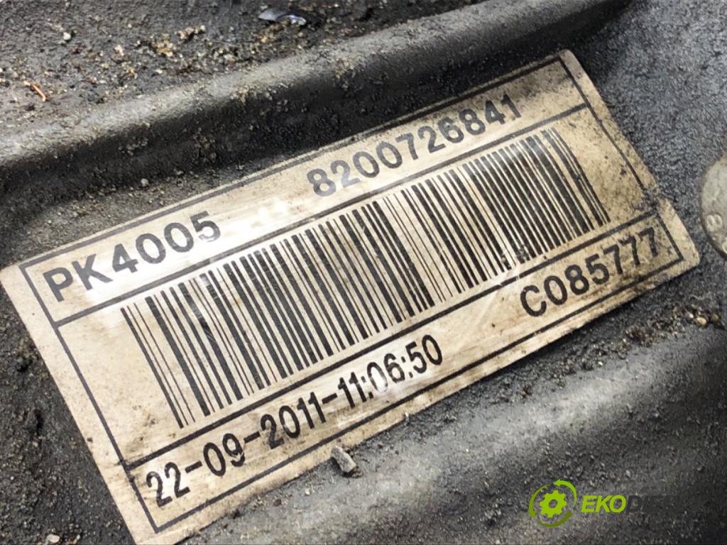 RENAULT ESPACE IV (JK0/1_) 2002 - 2022    2.0 dCi (JK03, JK04, JK1C, JK1G, JK1J, JK1K) 127 kW [173 KM] olej napędowy 2006 - 2022  Prevodovka PK4005 (Prevodovky)