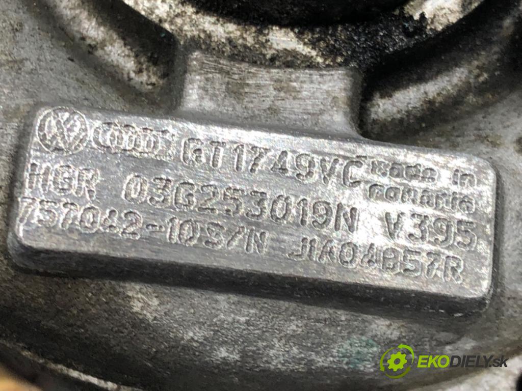 SKODA OCTAVIA II (1Z3) 2004 - 2013    2.0 TDI RS 125 kW [170 KM] olej napędowy 2006 - 2013  Turbodúchadlo,turbo 03G253019N (Turbodúchadlá (kompletné))