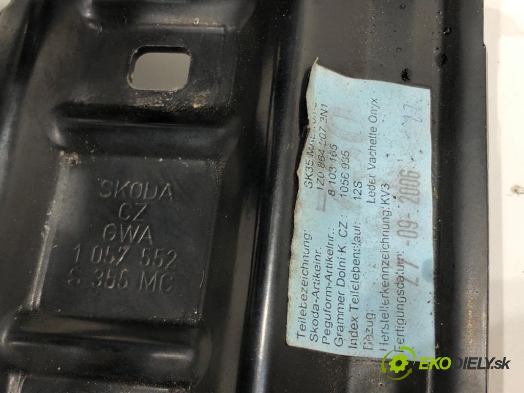 SKODA OCTAVIA II (1Z3) 2004 - 2013    2.0 TDI RS 125 kW [170 KM] olej napędowy 2006 - 2013  loketní opěrka 1Z0864207 (Loketní opěrky)