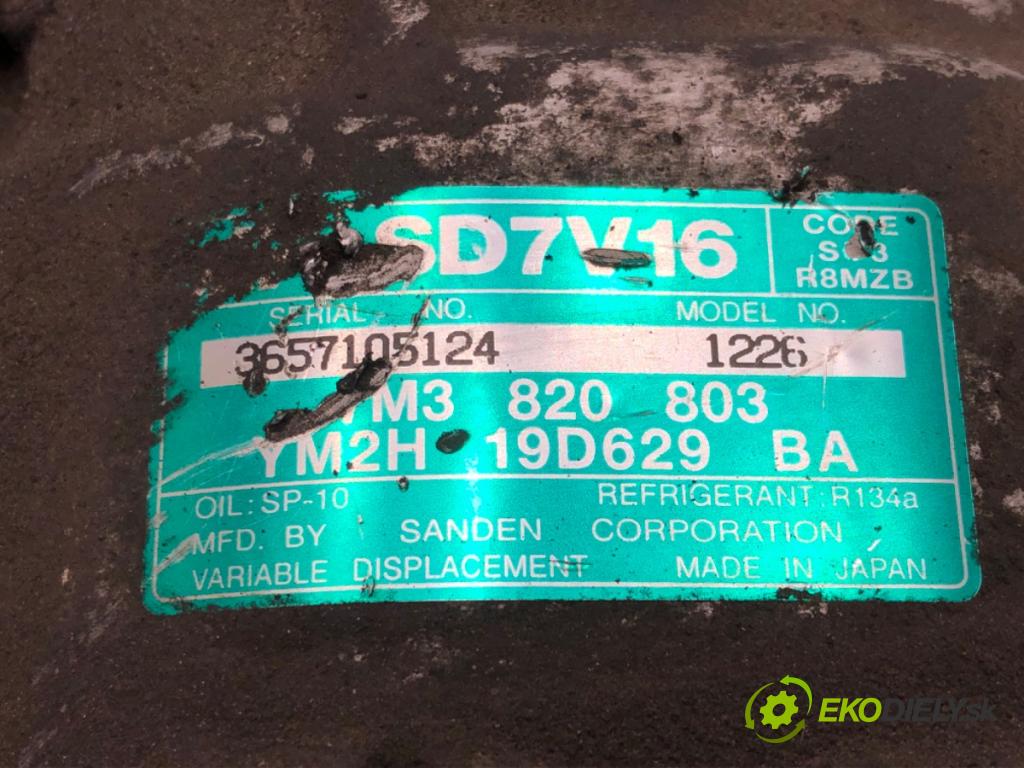 SKODA OCTAVIA I Combi (1U5) 1998 - 2010    2.0 85 kW [116 KM] benzyna 1999 - 2007  kompresor klimatizace 7M3820803 (Kompresory)
