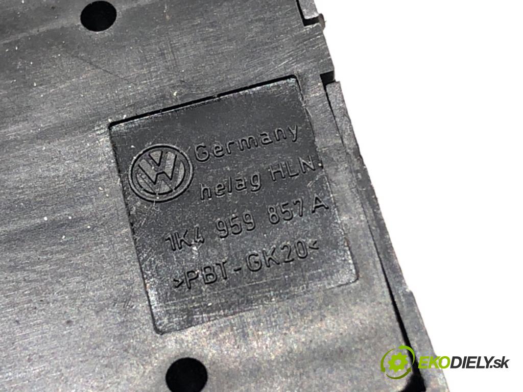 VW PASSAT B6 Variant (3C5) 2005 - 2011    2.0 TDI 103 kW [140 KM] olej napędowy 2005 - 2009  Prepínač okien 1K4959857A (Prepínače, spínače, tlačidlá a ovládače kúrenia)