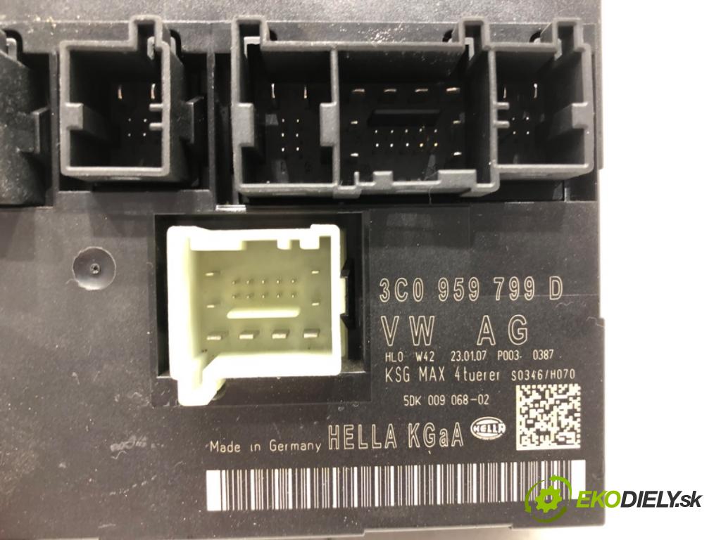 VW PASSAT B6 Variant (3C5) 2005 - 2011    2.0 TDI 103 kW [140 KM] olej napędowy 2005 - 2009  Modul komfortu 3C0959799D (Moduly komfortu)