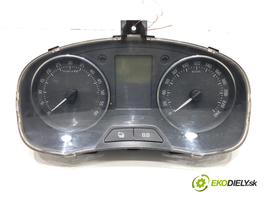 SKODA ROOMSTER (5J7) 2006 - 2015    1.2 TDI 55 kW [75 KM] olej napędowy 2010 - 2015  Prístrojovka 5J0920811J (Prístrojové dosky, displeje)