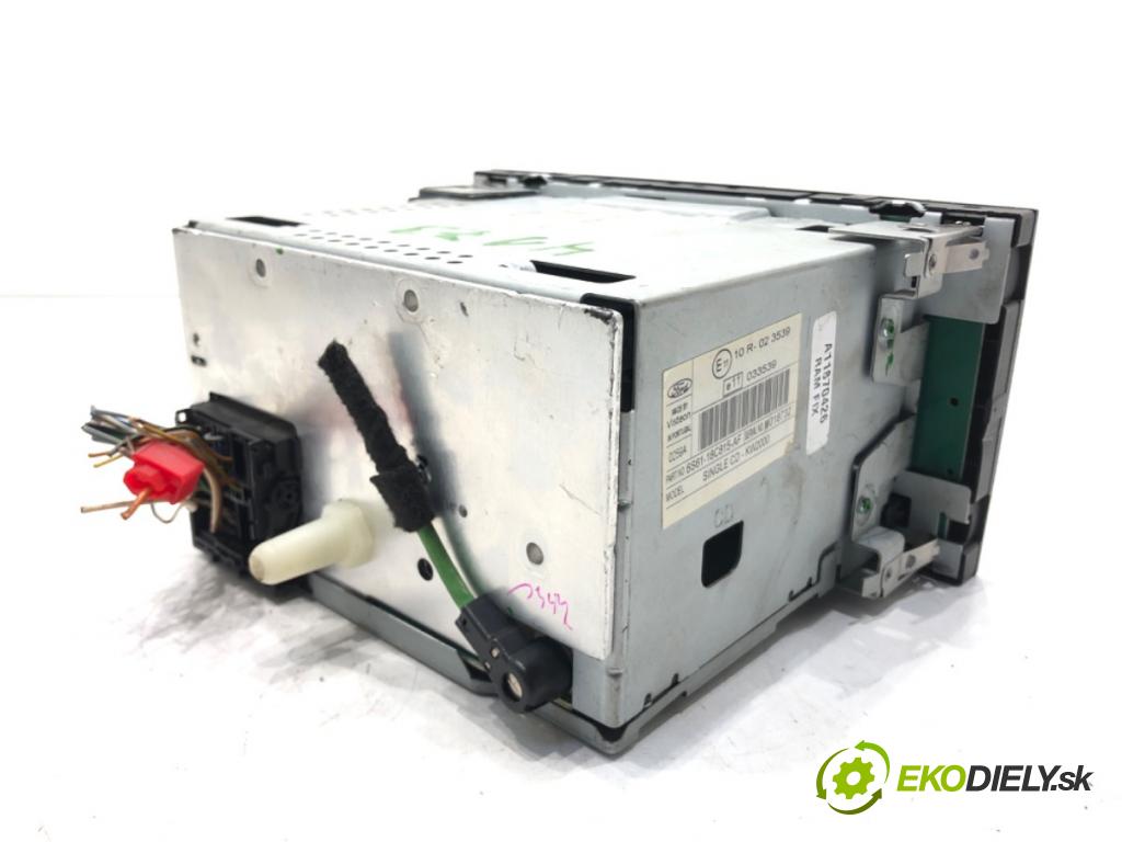 FORD FIESTA V (JH_, JD_) 2001 - 2014    1.6 TDCi 66 kW [90 KM] olej napędowy 2004 - 2008  RADIO 6S61-18C815-AF (Audio zariadenia)