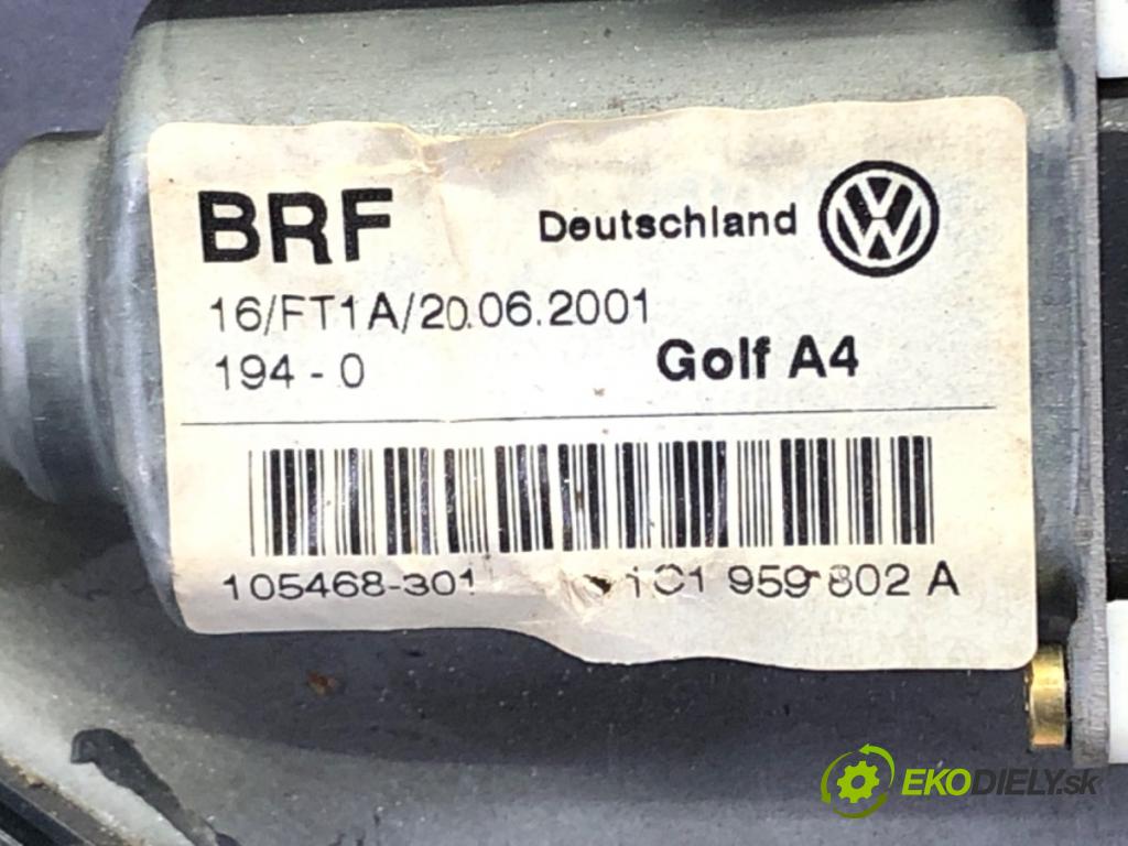 VW BORA Variant (1J6) 1999 - 2005    1.9 TDI 85 kW [115 KM] olej napędowy 1999 - 2001  mechanismus okna pravý přední část 1C1959802A