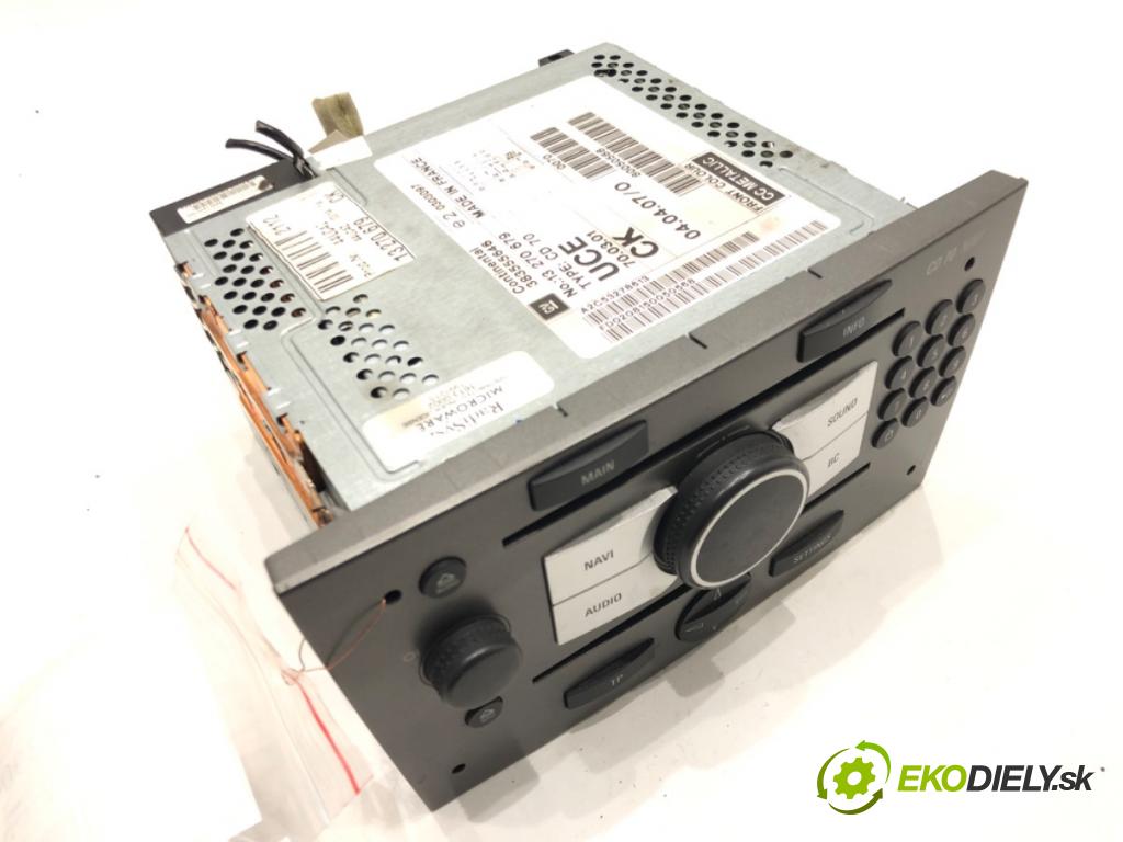 OPEL VECTRA C Kombi (Z02) 2003 - 2009    1.9 CDTI (F35) 110 kW [150 KM] olej napędowy 2004 - 2008  RADIO 13270679 (Audio zariadenia)